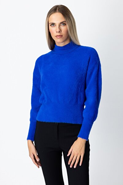 ON Stand Collar Plush Sweater-63313