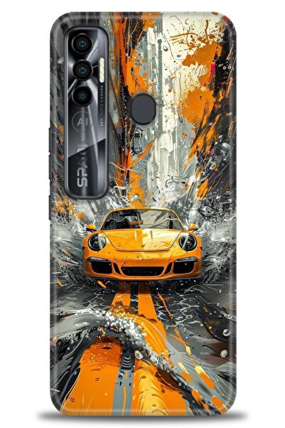 kılıfevreni غطاء متوافق مع هاتف Tecno Spark 7 Pro A+ Plus غطاء HD مطبوع - غطا...