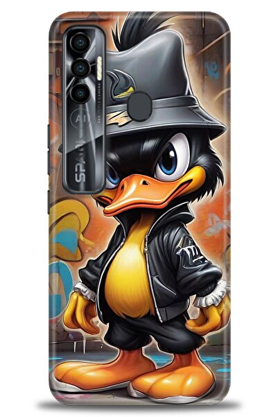 kılıfevreni غطاء متوافق مع هاتف Tecno Spark 7 Pro A+ Plus غطاء HD مطبوع - غطا...