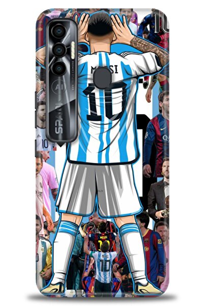 kılıfevreni غطاء متوافق مع هاتف Tecno Spark 7 Pro A+ Plus غطاء HD مطبوع - غطا...