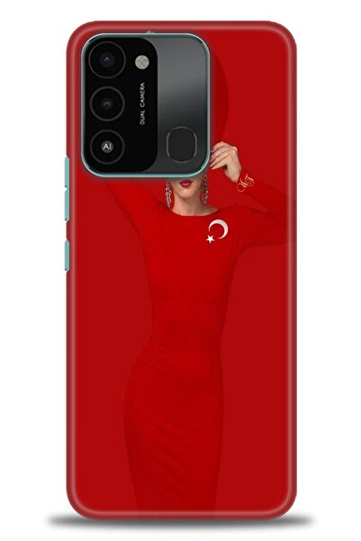 kılıfevreni غطاء متوافق مع هاتف Tecno Spark 8C A+ Plus غطاء HD مطبوع - غطاء م...