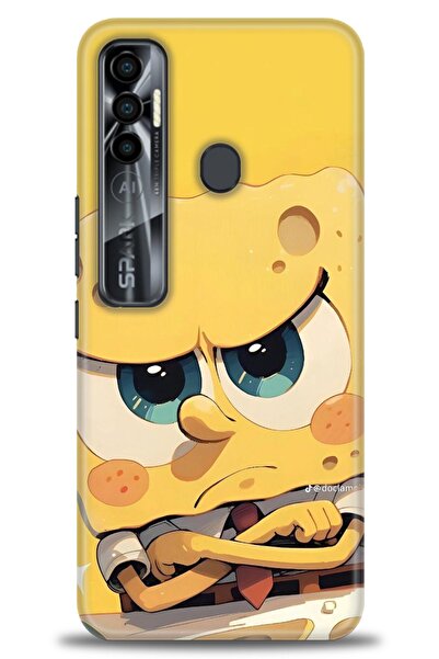 kılıfevreni غطاء متوافق مع هاتف Tecno Spark 7 Pro A+ Plus غطاء HD مطبوع - غطا...