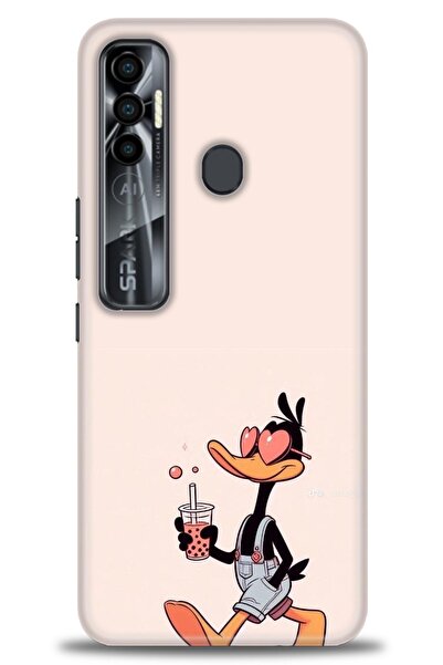 kılıfevreni غطاء متوافق مع هاتف Tecno Spark 7 Pro A+ Plus غطاء HD مطبوع - غطا...