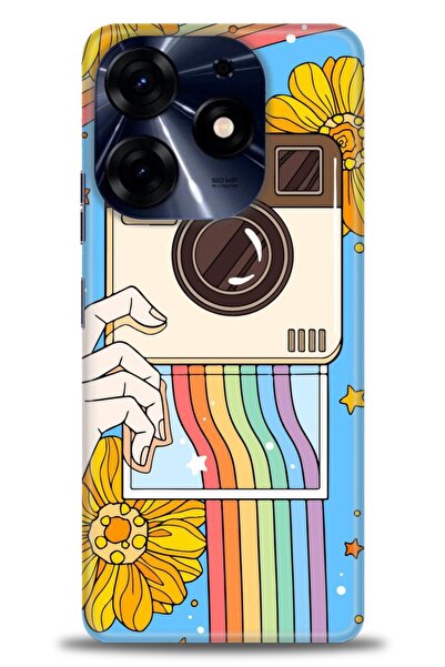 kılıfevreni غطاء متوافق مع هاتف Tecno Spark 10 Pro A+ Plus غطاء HD مطبوع - غط...