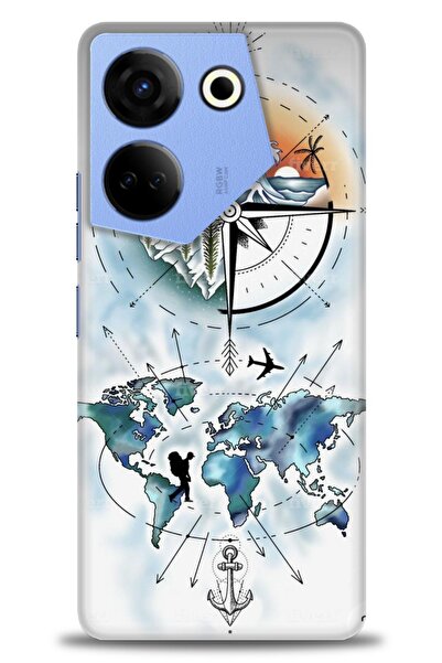 kılıfevreni حافظة تكنو كامون 20 برو 4G متوافقة مع A+ بلس + واقي شاشة سيراميك ...