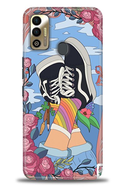 kılıfevreni غطاء متوافق مع هاتف Tecno Spark 7T A+ Plus HD مطبوع - غطاء من الس...