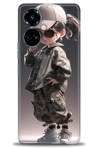 kılıfevreni حافظة متوافقة مع هاتف Tecno Camon 19 Pro + واقي شاشة سيراميك غير ...