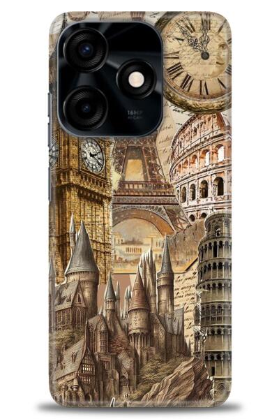 kılıfevreni غطاء متوافق مع هاتف Tecno Spark 10C A+ Plus غطاء HD مطبوع - غطاء ...