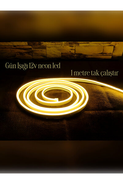 evkahome Gün Işığı Neon Led Tak Çalıştır - 1-2-3 Metre Neon Şerit Led Esnek S...