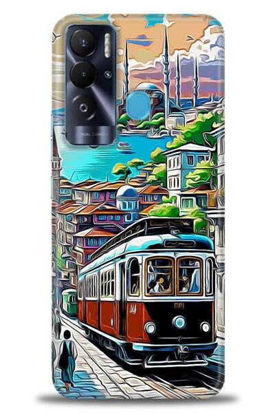 kılıfevreni غطاء تكنو بوفا نيو المتوافق مع A+ Plus غطاء HD مطبوع - غطاء سيليك...