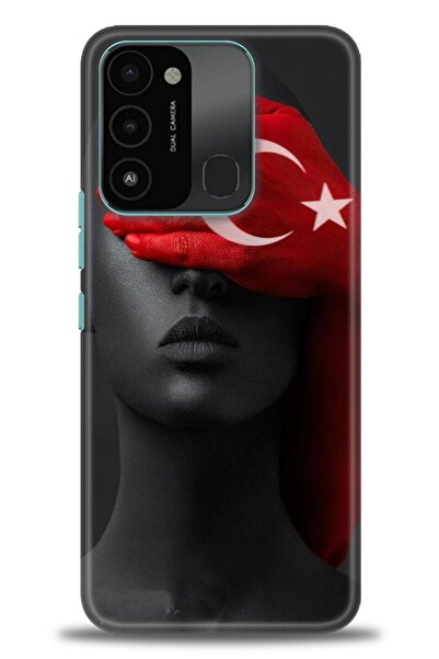 kılıfevreni غطاء متوافق مع هاتف Tecno Spark 8C A+ Plus HD مطبوع - غطاء من الس...