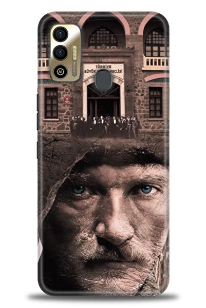 kılıfevreni غطاء متوافق مع هاتف Tecno Spark 7T A+ Plus HD مطبوع - غطاء من الس...