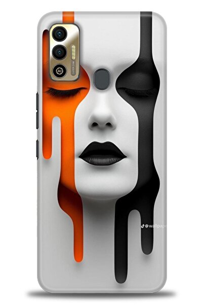 kılıfevreni غطاء متوافق مع هاتف Tecno Spark 7T A+ Plus غطاء HD مطبوع - غطاء م...