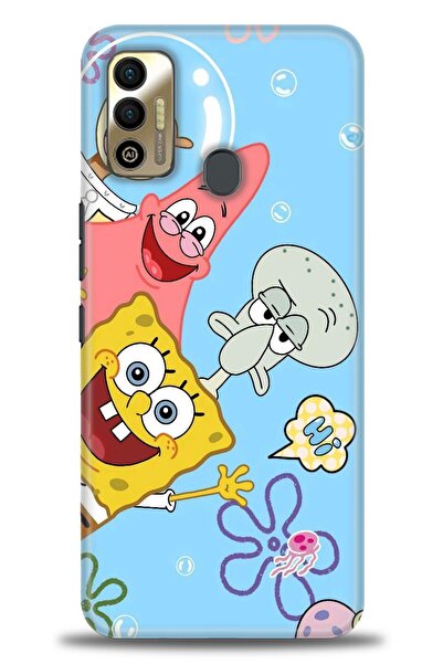 kılıfevreni غطاء متوافق مع هاتف Tecno Spark 7T A+ Plus غطاء HD مطبوع - غطاء م...