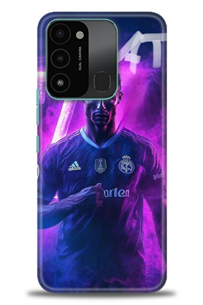 kılıfevreni غطاء متوافق مع هاتف Tecno Spark 8C A+ Plus HD مطبوع - غطاء من الس...