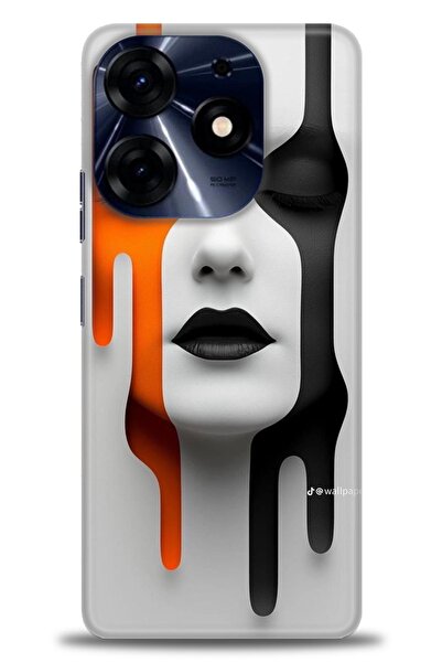 kılıfevreni غطاء متوافق مع هاتف Tecno Spark 10 Pro A+ Plus غطاء HD مطبوع - غط...