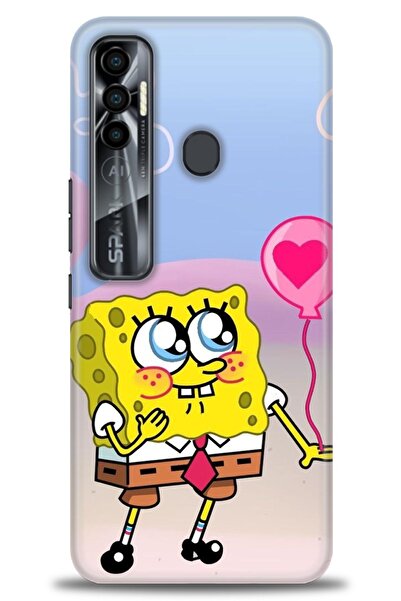 kılıfevreni غطاء متوافق مع هاتف Tecno Spark 7 Pro A+ Plus غطاء HD مطبوع - غطا...