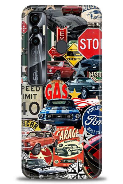 kılıfevreni غطاء متوافق مع هاتف Tecno Spark 7 Pro A+ Plus HD مطبوع - غطاء من ...