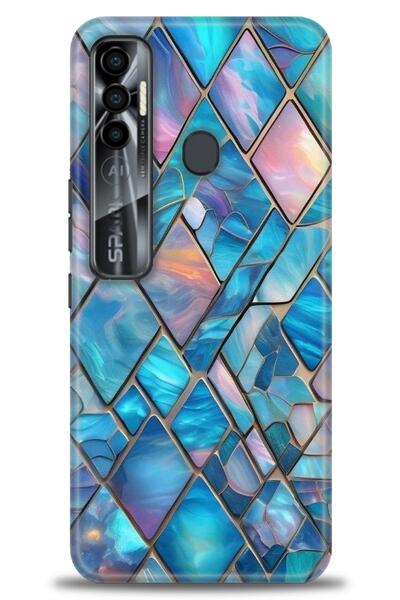 kılıfevreni غطاء متوافق مع هاتف Tecno Spark 7 Pro A+ Plus غطاء HD مطبوع - غطا...