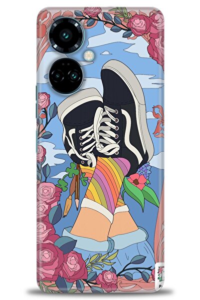 kılıfevreni حافظة متوافقة مع هاتف Tecno Camon 19 Pro + واقي شاشة سيراميك غير ...