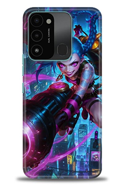 kılıfevreni غطاء متوافق مع هاتف Tecno Spark 8C A+ Plus HD مطبوع - غطاء من الس...