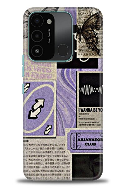 kılıfevreni غطاء متوافق مع هاتف Tecno Spark 8C A+ Plus غطاء HD مطبوع - غطاء م...