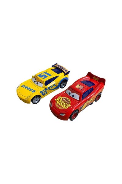 NEWBRENDHOME لعبة تعليمية للأولاد من المعدن على شكل سيمبسون ماكوين وكروز رامي...