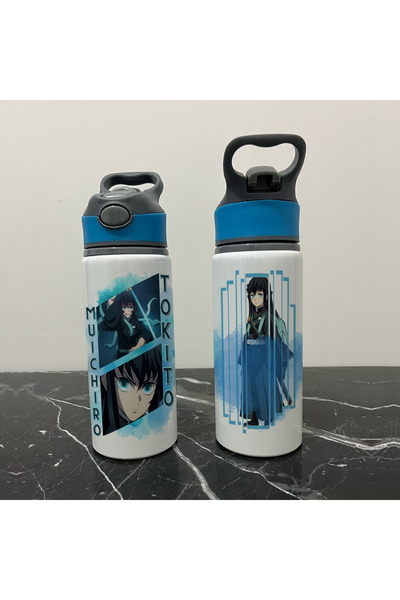 Define Moyas Demon Slayer Muichiro Straw Cold Water Bottle