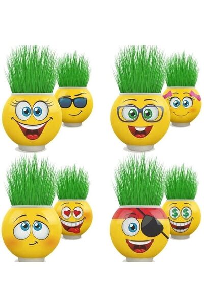 NEWBRENDHOME Educational Boy Toy 25 Pieces New Generation Grass Men with Emoj...