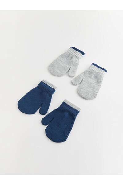 LC Waikiki Basic Erkek Bebek Triko Eldiven 2'li