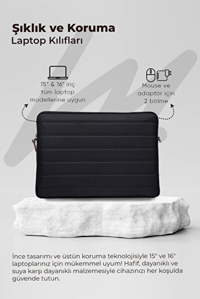 mussen Водонепроникний чохол для ноутбука MacBook Air Pro 15-16 дюймів
