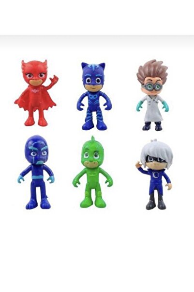 OMZ ألعاب تعليمية مجموعة شخصيات بي جي ماسكس مكونة من 6 قطع لعبة للأولاد والبنات