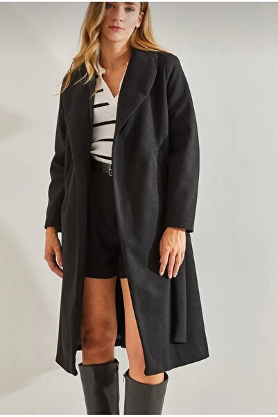 viyan butik معطف كشمير بحزام