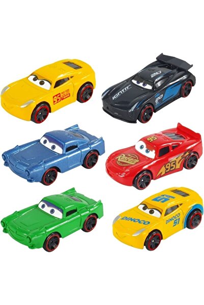 paraply Öğretici Oyuncaklar Metal Şimşek Mcqueen Jackson Storm Dinoco Ve Arkadaşları 6lı Cars Arabalar Kız E