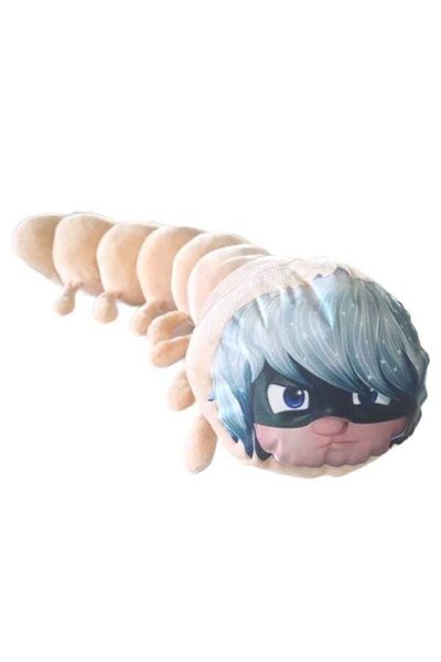 NEWBRENDHOME لعبة تعليمية للأولاد، وسادة على شكل شخصية اليرقة الملونة، رفيق ا...