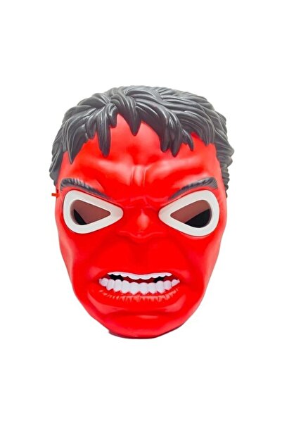 paraply Öğretici Oyuncaklar Hulk Işıklı Kırmızı Maske Kız Erkek Çocuk Oyuncak