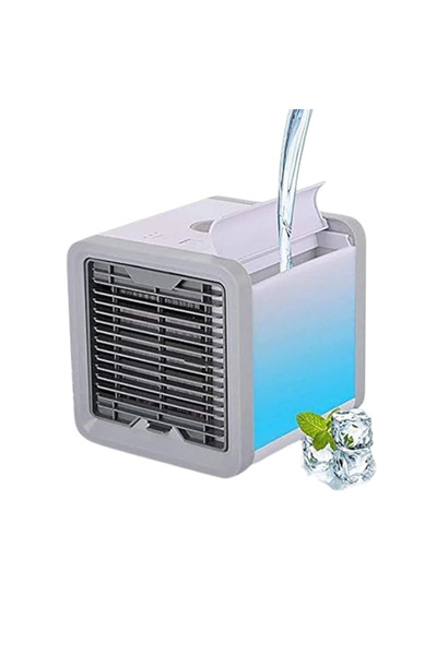 Blic BWFN14 Su Soğutmalı Işıklı Masaüstü Mini Fan | Parfüm Eklenebilir