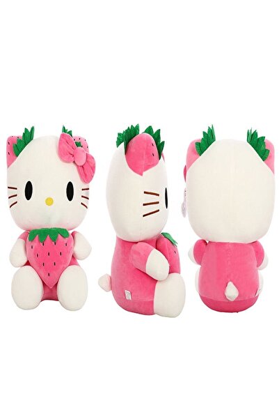 SPOR35 Kız Erkek Çocuk Eğlenceli Oyuncaklar Hello Kitty Pembe Peluş 45Cm