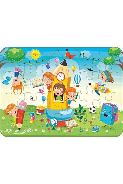 OMZ ألعاب تعليمية خشبية للأطفال، لغز مكون من 56 قطعة، لعبة للأولاد والبنات