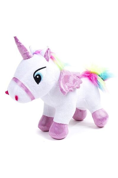 OEM Stuffed Toy, Unicorn, White, 26 cm