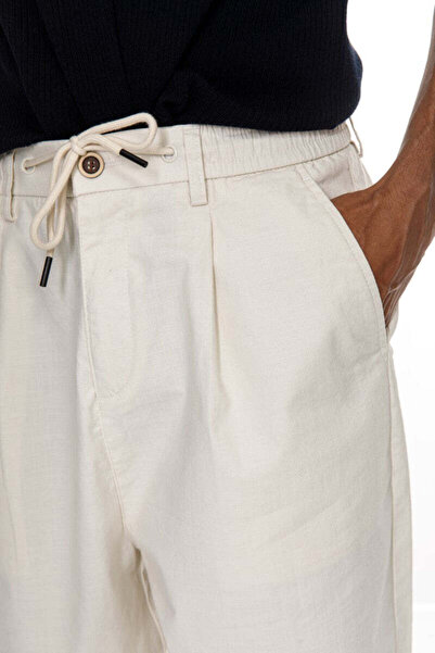 Jeanspro JEANS PRO light Beige Loose Fit Pants