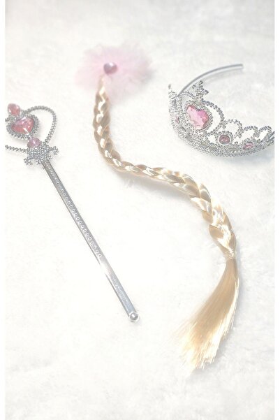 NEWBRENDHOME Eğitici Erkek Çocuk Oyuncak Anna ve elsa saç taç asa seti Kız Ço...