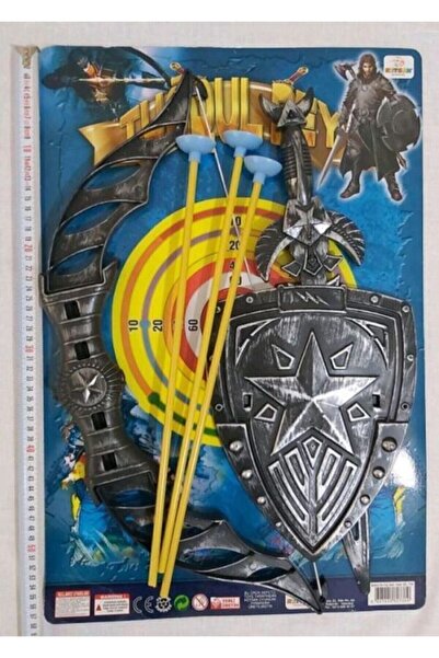 NEWBRENDHOME لعبة تعليمية للأولاد، مجموعة سهام وقوس، مجموعة سيف ودرع، لعبة لل...