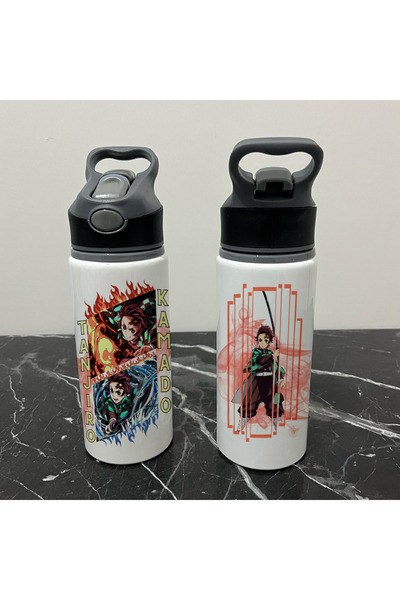 Define Moyas Demon Slayer Tanjiro Cold Water Bottle with Straw