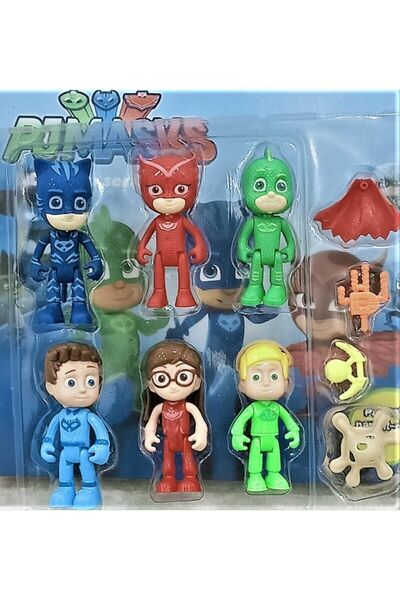 OMZ ألعاب تعليمية، مجموعة شخصيات بيجاماسكيليرز مكونة من 10 قطع، مع أيدي وأرجل...