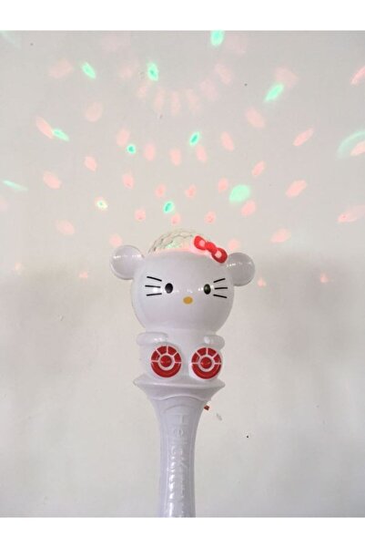 paraply Öğretici Oyuncaklar Hello Kitty Sesli Işıklı Müzikli Asa Meşale Oyunc...