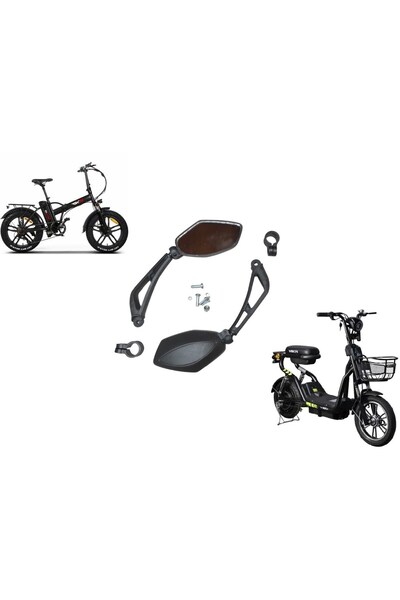 KOÇAK MOTOR Ayna Takım Gidon Bağlantılı Çift - Elektrikli Bisiklet Tüm Modell...