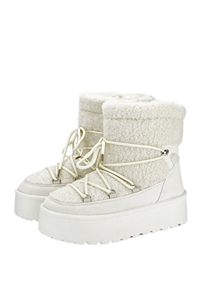 SOFILINE Λευκές γούνινες μπότες LT33-18 115
