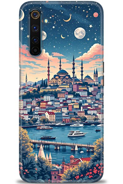 realme حافظة متوافقة مع 6 Pro A+ Plus + واقي شاشة سيراميك غير قابل للكسر - 223