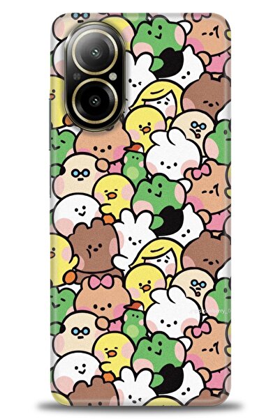 realme حافظة A+ Plus متوافقة مع 12 Lite 4G + واقي شاشة سيراميك غير قابل للكسر...